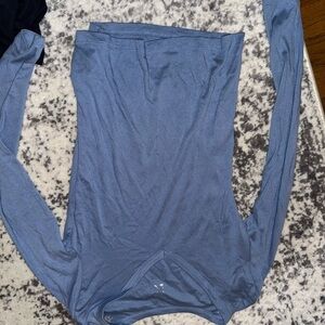 Target Women's Slate Blue Long Sleeve Tee